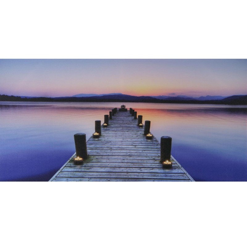 Cuadro LED HORIZONTE, con iluminación, 55x110 cm