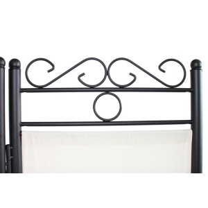 Biombo KARITA, 176x125cm, estructura metálica y tapizado de tela