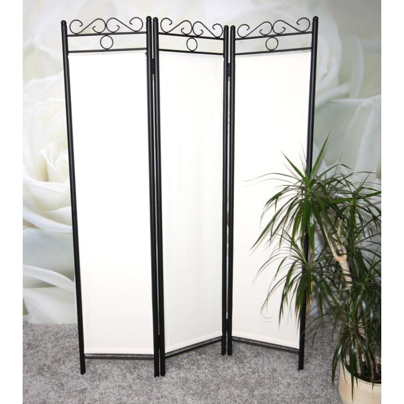 Biombo KARITA, 176x125cm, estructura metálica y tapizado de tela