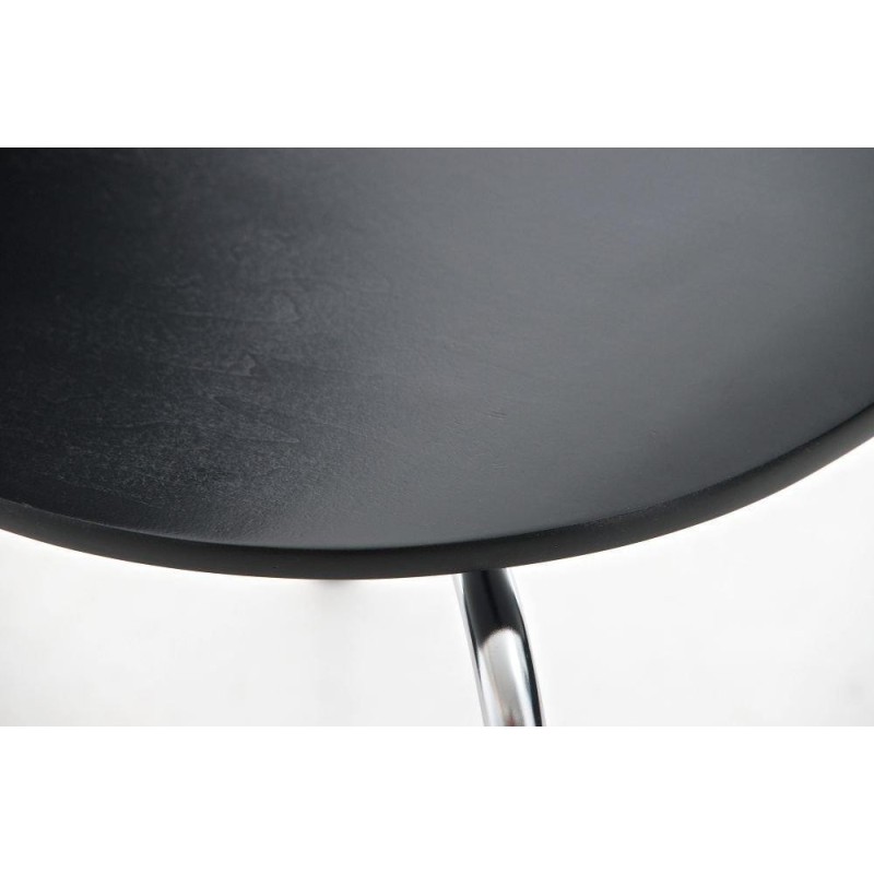 Lote 2 sillas de confidente CARVALLO, estructura metálica, color negro