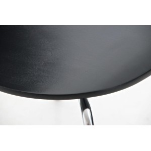 Lote 2 sillas de confidente CARVALLO, estructura metálica, color negro