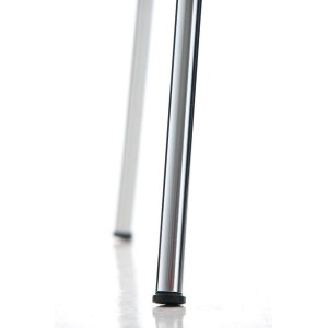 Lote 2 sillas de confidente CARVALLO, estructura metálica, color negro