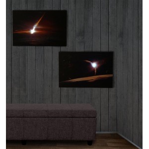 Cuadros LED COSMOS, con iluminación, 40x60 cm