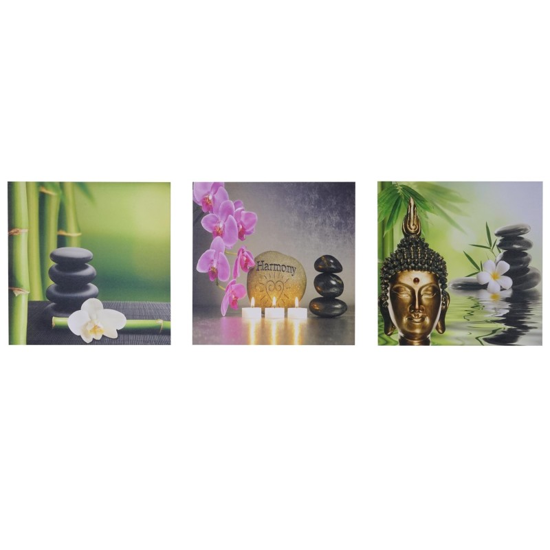Cuadro 3 piezas SPA, 50x150 cm