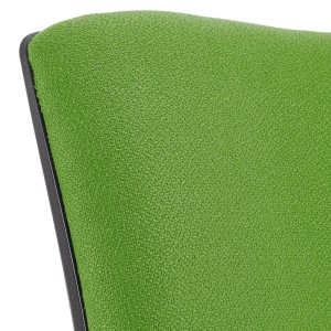 Silla de oficina ATLAS PLUS, respaldo y brazos ajustables, en tela negra