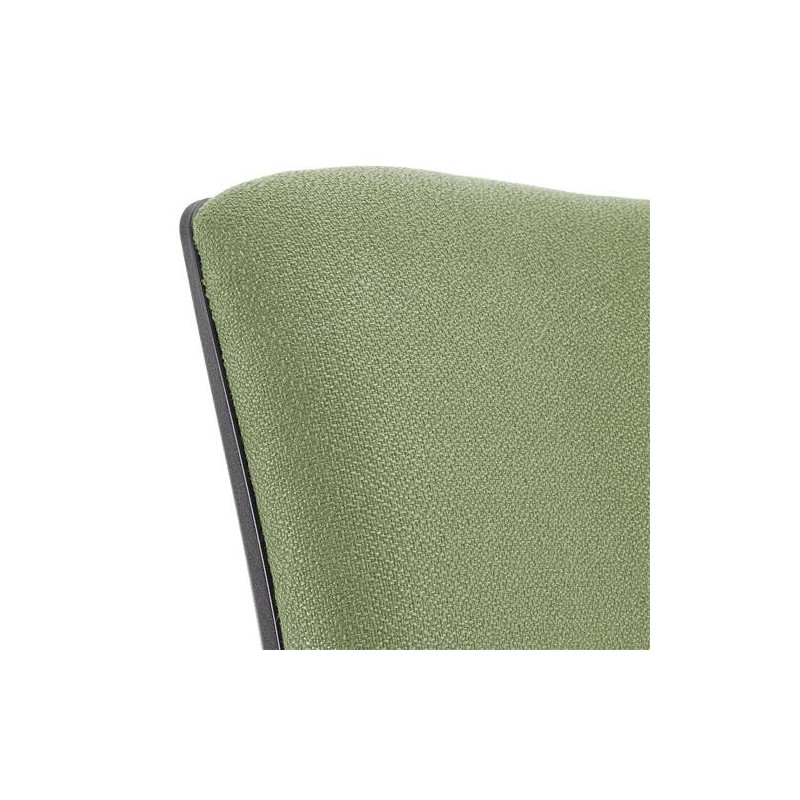 Silla de oficina ATLAS PLUS, respaldo y brazos ajustables, en tela negra