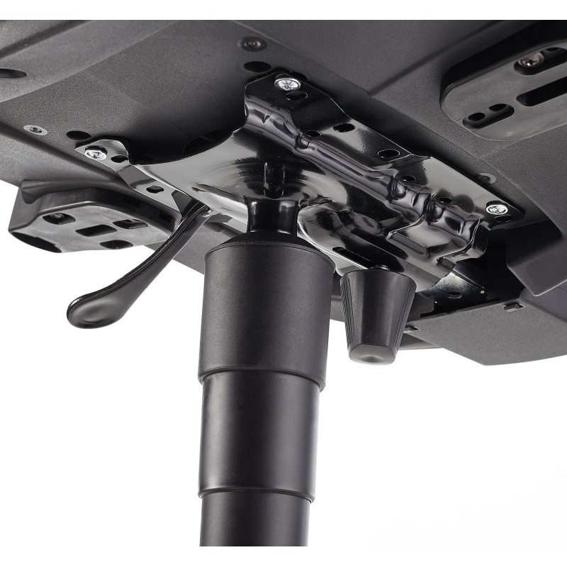 Silla de oficina PANDORA, respaldo ajustable, color negro