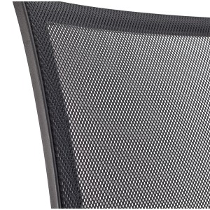 Silla de oficina PANDORA PLUS, gran acolchado, en malla y tela color negro