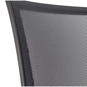 Silla de oficina PANDORA PRO, base en metal, en malla y tela color negro