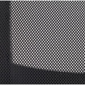 Silla de oficina PANDORA PRO, base en metal, en malla y tela color negro