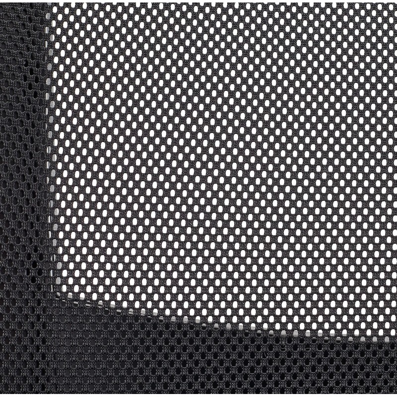 Silla de oficina PANDORA PRO, base en metal, en malla y tela color negro