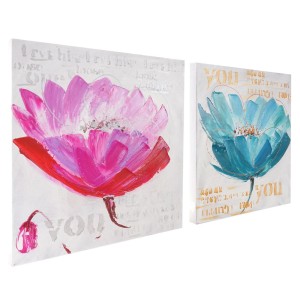 Cuadro ORQUIDEAS 50x100 cm, pintado a mano al óleo