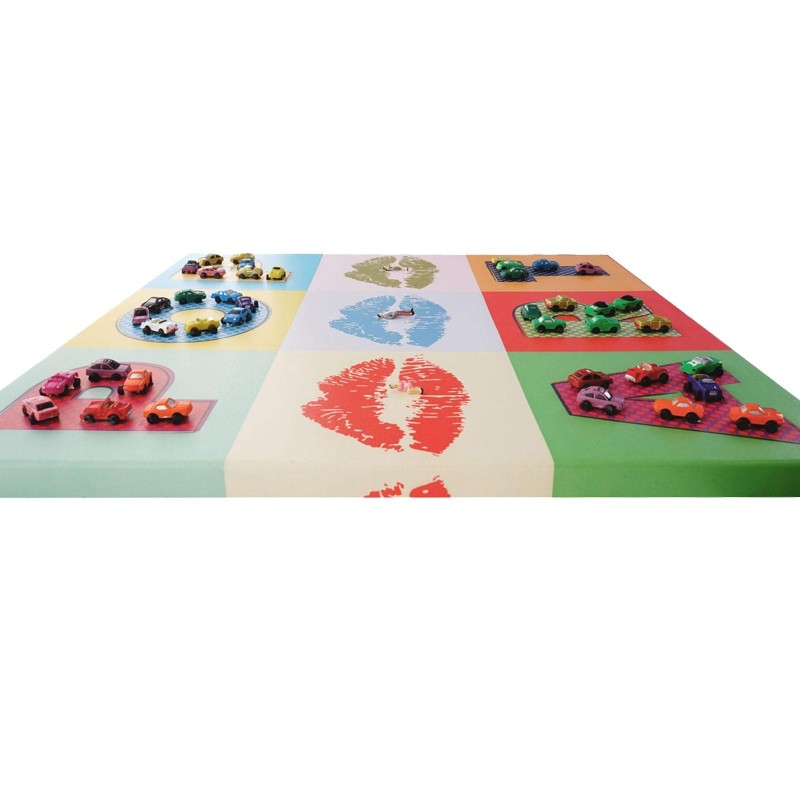 Cuadro POP ART 60x60x3 cm, pintado a mano al óleo