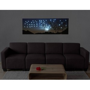 Cuadro LED STARS, con iluminación, 35x100 cm