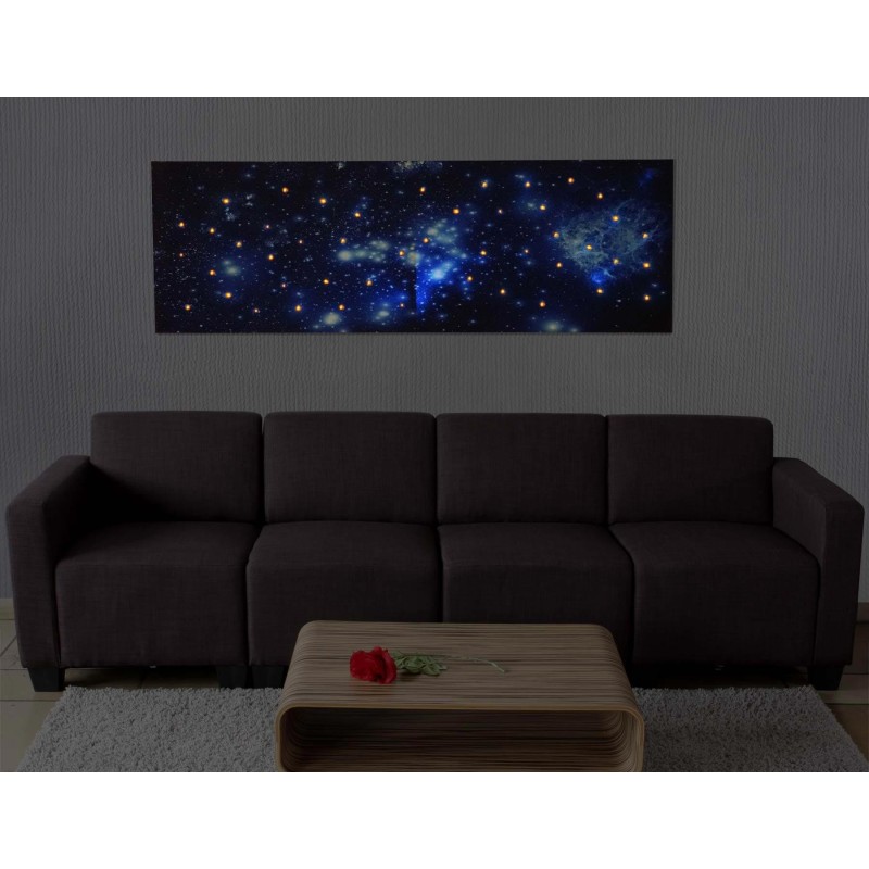 Cuadro LED UNIVERSO, con iluminación, 40x120 cm