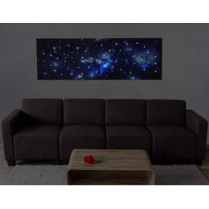 Cuadro LED UNIVERSO, con iluminación, 40x120 cm