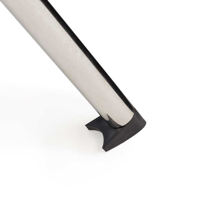 Silla de confidente AMIR CON BRAZOS en color negro