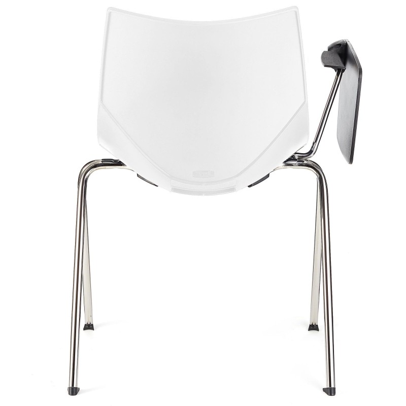 Silla de confidente AMIR CON PALA en color negro