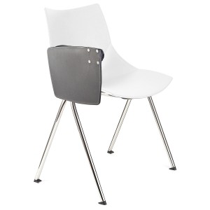 Silla de confidente AMIR CON PALA en color negro