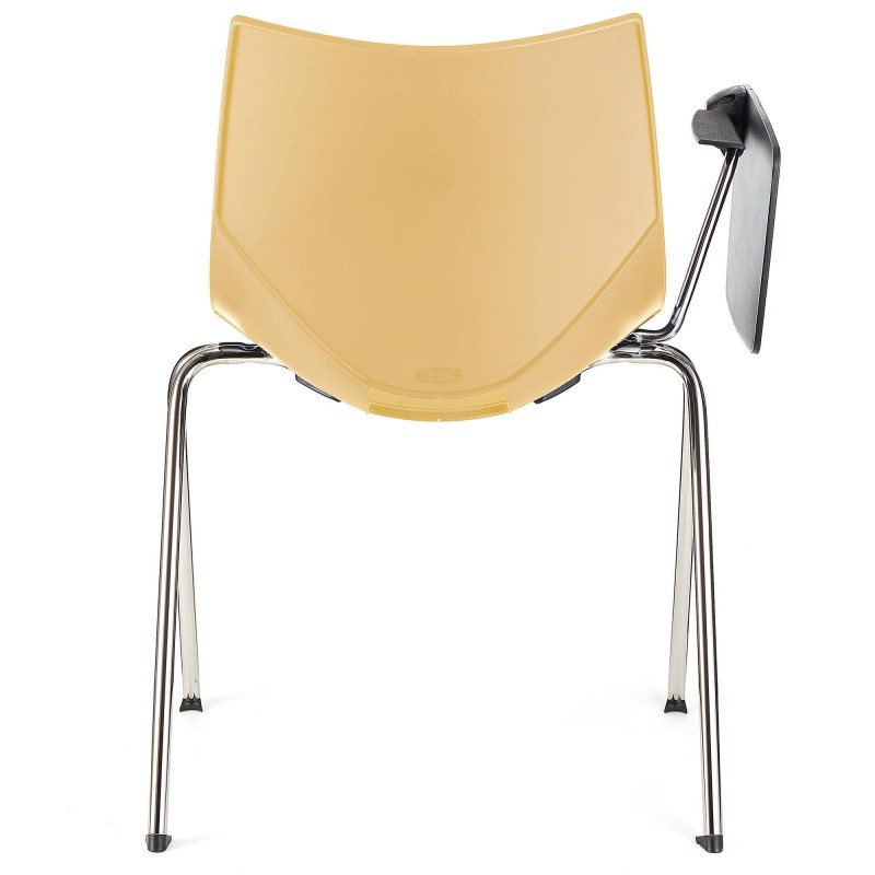 Silla de confidente AMIR CON PALA en color negro