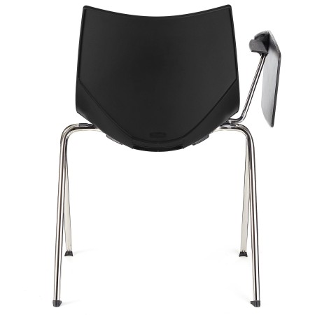 Silla de confidente AMIR CON PALA en color negro 2