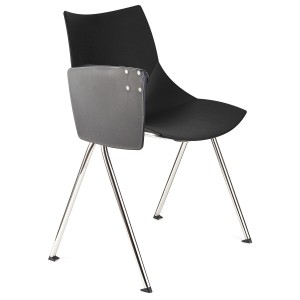 Silla de confidente AMIR CON PALA en color negro