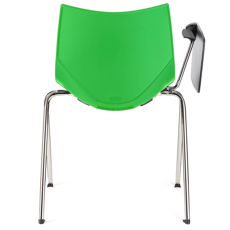 Silla de confidente AMIR CON PALA en color negro