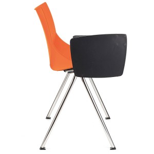 Silla de confidente AMIR CON PALA en color negro