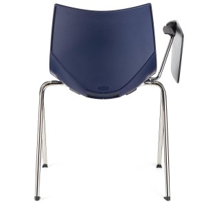 Silla de confidente AMIR CON PALA en color negro