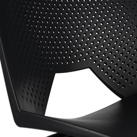 Silla de confidente ENZO en color negro 2