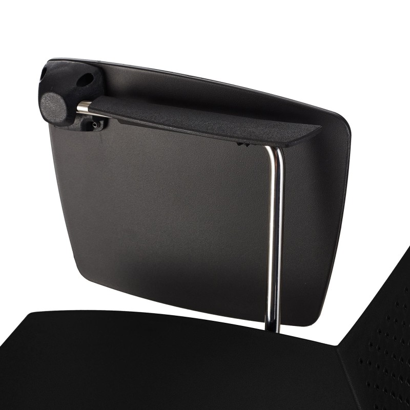 Silla de confidente ENZO CON PALA en color negro