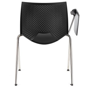 Silla de confidente ENZO CON PALA en color negro