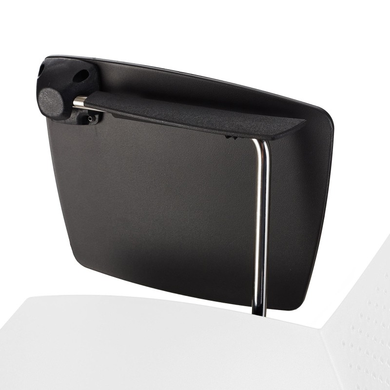 Silla de confidente ENZO CON PALA en color negro