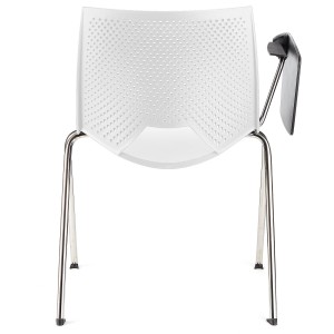 Silla de confidente ENZO CON PALA en color negro