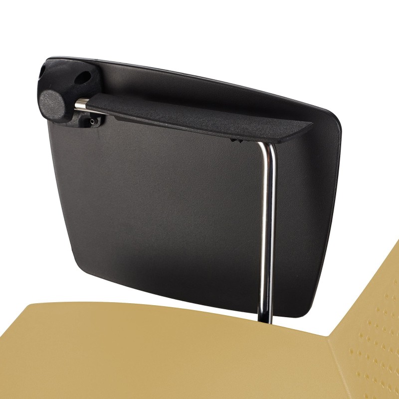 Silla de confidente ENZO CON PALA en color negro