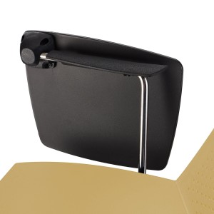 Silla de confidente ENZO CON PALA en color negro