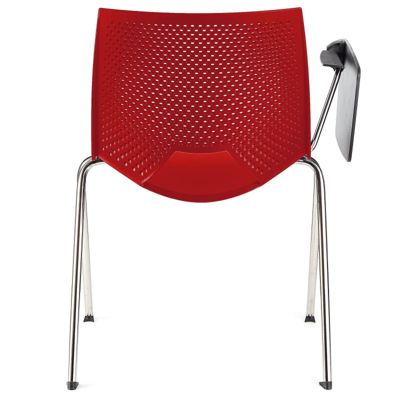 Silla de confidente ENZO CON PALA en color negro