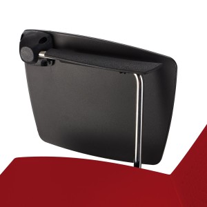 Silla de confidente ENZO CON PALA en color negro