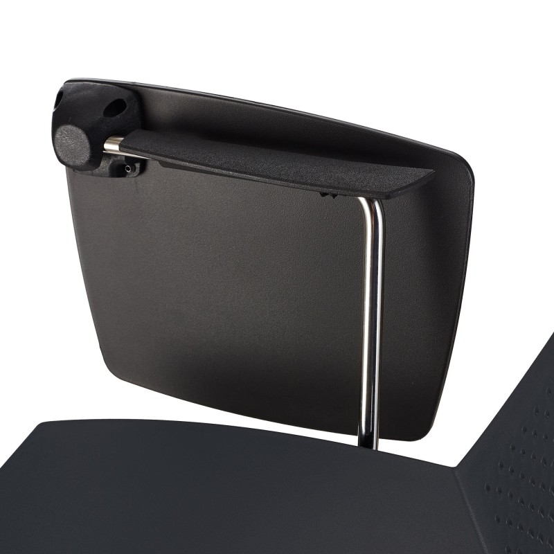 Silla de confidente ENZO CON PALA en color negro