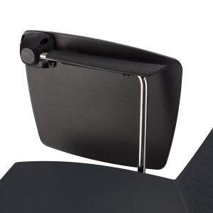 Silla de confidente ENZO CON PALA en color negro