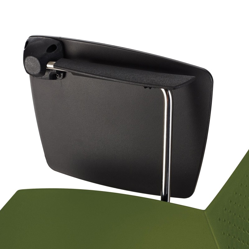 Silla de confidente ENZO CON PALA en color negro