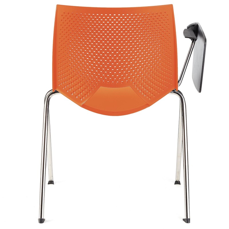 Silla de confidente ENZO CON PALA en color negro