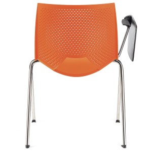 Silla de confidente ENZO CON PALA en color negro