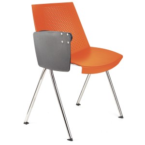 Silla de confidente ENZO CON PALA en color negro