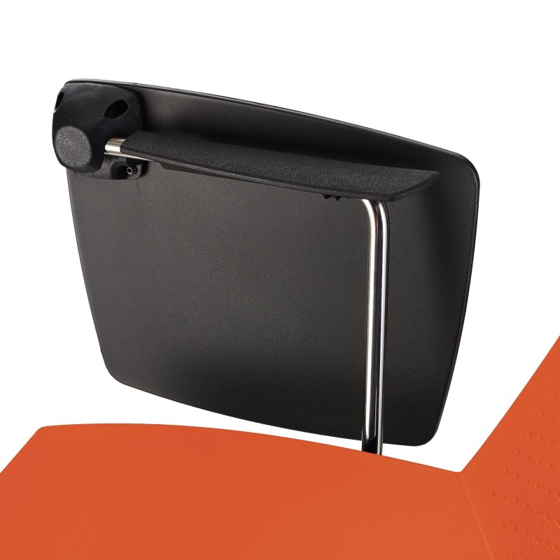 Silla de confidente ENZO CON PALA en color negro