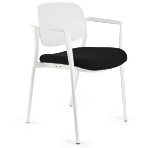 Silla de confidente ERIC en color negro