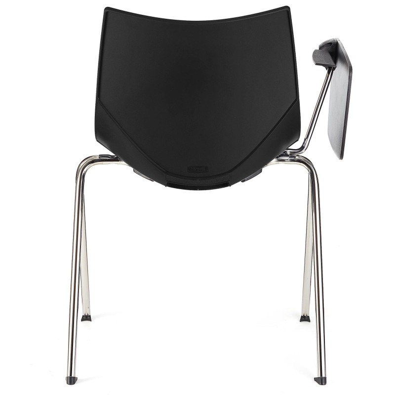 Lote 5 sillas de confidente AMIR CON PALA en color negro