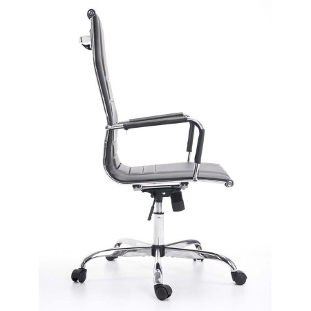 Silla de oficina KOLA en piel color negro