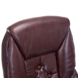 Sillón de oficina DIONE PRO, máxima resistencia y gran confort con grueso acolchado, en piel negro