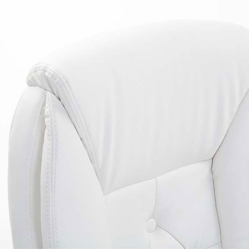 Sillón de oficina DIONE PRO, máxima resistencia y gran confort con grueso acolchado, en piel negro